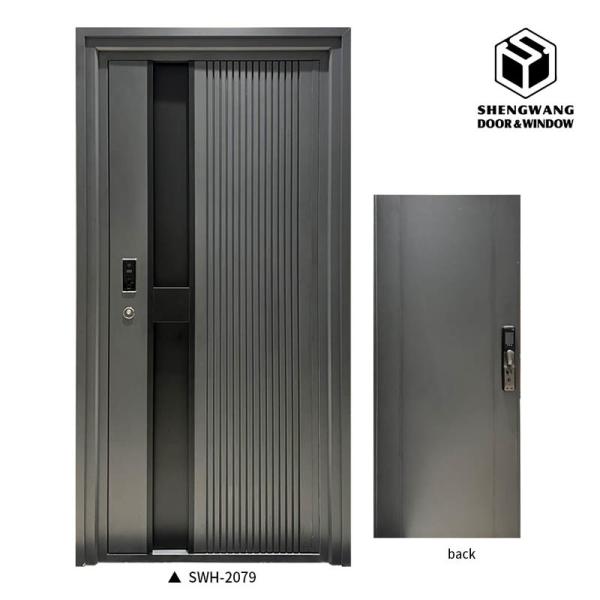 Interior Fireproof Aluminum Room Door Customized Color Fire Rated Doors