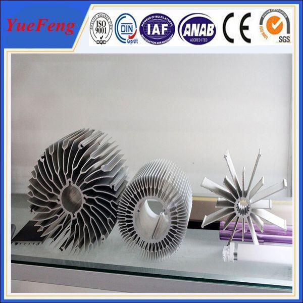 industrial al6063 t5 aluminum extrusion heatsink profiles cooling fin manufactur