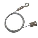 Cable Suspension Kit Ceiling Mounted Metal Cable Hook Gripper System For Sound