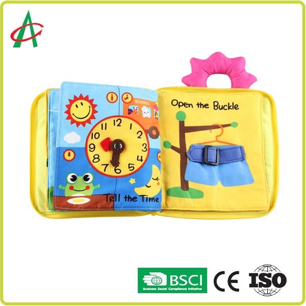 Wholesale Polyester 20x20cm Soft Cloth Books For Babies ASTM Standard from china suppliers