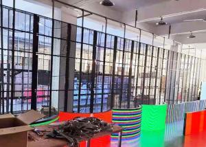 Wholesale 500x18mm 3000nits Outdoor Transparent Led Screen 3.9mm Pitch from china suppliers