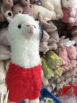 Plush toys stuffed dolls holiday gifts cute cartoon animal toys alpaca white and