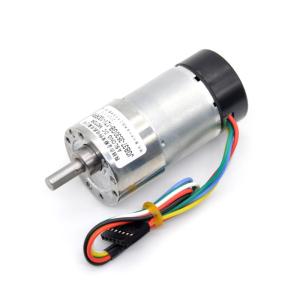 Wholesale 37mm 12v 24v 1600Rpm High Torque Gear Motor Eccentric Shaft With Encoder from china suppliers