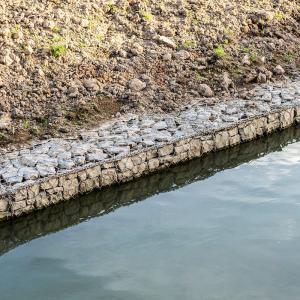 Wholesale Woven Gabion Cage Wetland Restoration Eco Friendly Erosion Control Recycled Material from china suppliers