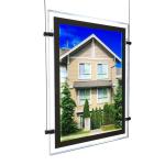 Backlit Real Estate Sign Hanging Window Poster Advertising A3 A4 Acrylic Picture