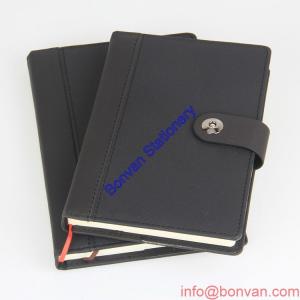 Wholesale diary leather notebook with Ribbon bookmark,leather diary notebook, good quality notebook from china suppliers