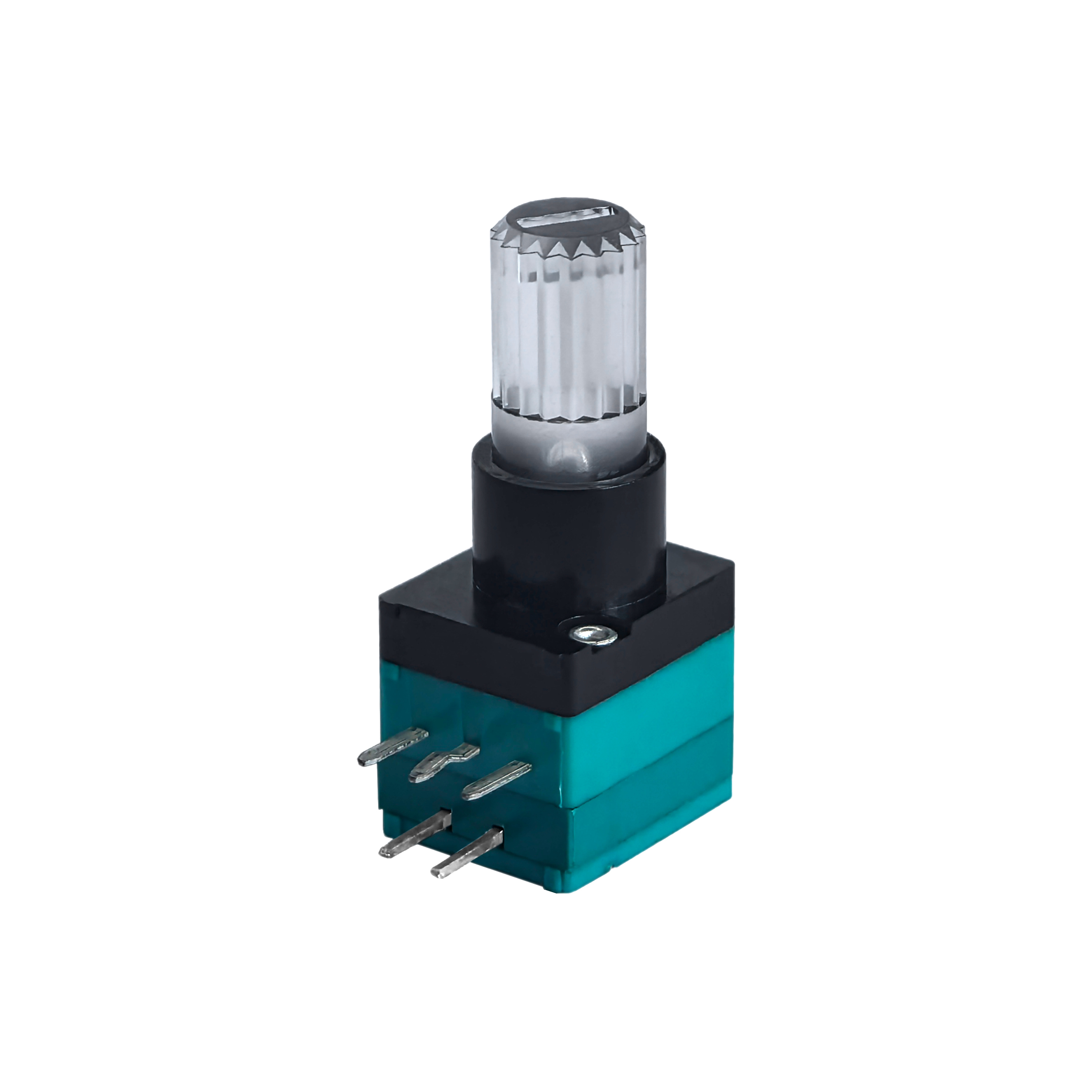 RV97RLN0 Transpartent LED Potentiometer Knurled Shaft Rotary Potentiometer