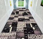 Coil Crystal Velvet Custom Commercial Floor Mat For Entrance Corridor Stairway