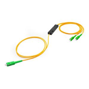 Wholesale 1x2 FBT Couplers Fiber Splitter, Standard ABS Cassette, SC/APC SM from china suppliers