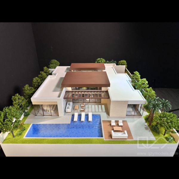 Egypt-1/25 Scale Luxury Villa Architectural Model Design Customized