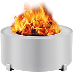 Wholesale Double Wall Portable Round Smokeless Fire Pit For Outdoor Picnic Camping from china suppliers