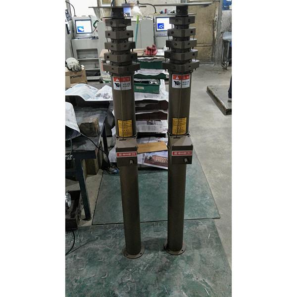 12m crank manual telescopic mast, crank antenna mast, telescpic mast, manual