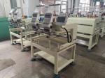Double Head Cap Embroidery Machine With 12 Needles Cutting System Stable