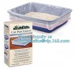 CAT PAN LINERS, DRAWSTRING CAT LITTER TRAY LINERS, CAT LITTER BAGS, CAT PET BAGS