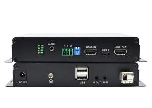 Wholesale Industrial-Grade HDMI Fiber Optic Extender 4K 60Hz Ultra HD Up to 10KM from china suppliers