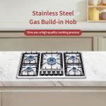 Built In 5 Burners Gas Hob Stove Gas Cooktop Flameout Protection