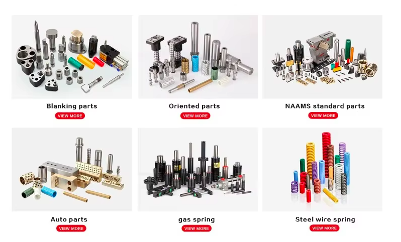 SKD DMS Ejector Pins Plastic Mold Injection AISI H13 S316 Nak80 Material