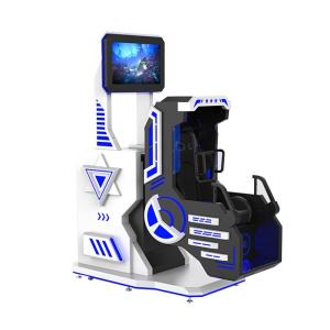 Wholesale Factory Price Single Seat 360 Rotating Roller Coaster 9D Virtual Reality Cinema Game Machine VR Simulator from china suppliers