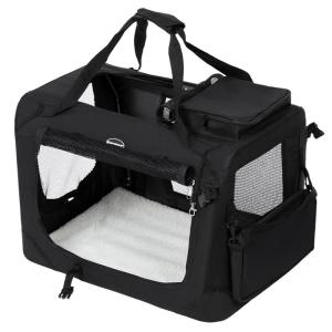 Wholesale Fancy Songmics Pet Carrier Heavy Duty Non Toxic Fabric Material Washable from china suppliers