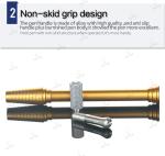 CE Safe Permanent Makeup Manual Tattoo Pen Gold Stainless Tattoo Eyebrow Pen