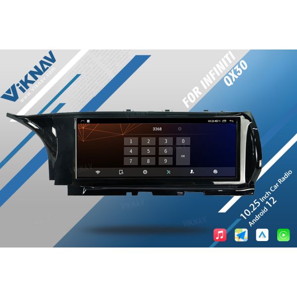 Infiniti QX30 2015-2018 Carplay Aftermarket Radio Audio Stereo Upgrade Kit