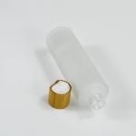 100ml Frosted Glass Collar Skin Care Serum Toner Lotion Bottle with Bamboo Disk