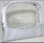 Clear PVC Plastic Cosmetic Organizer Bag With Zipper For Storage Customized