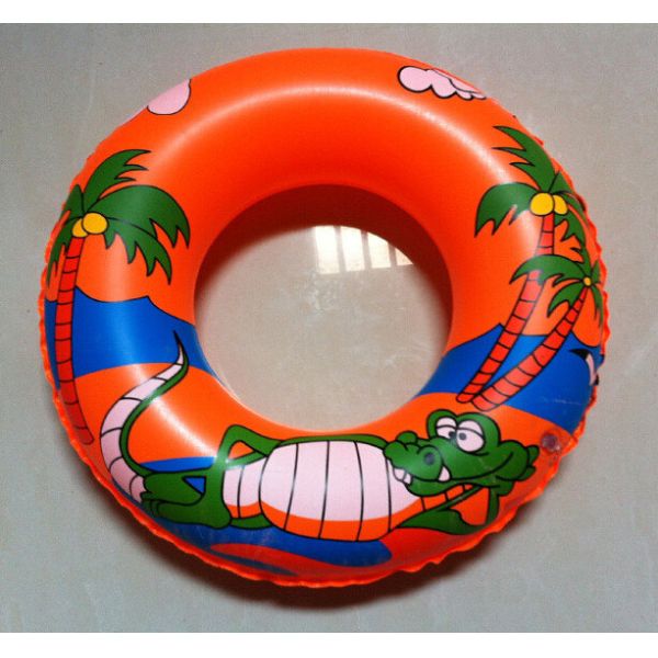 Inflatable fish cartoon printing swim ring,customized kinds of vivid pattern