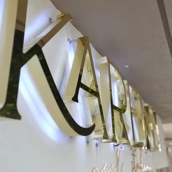 12V LED Acrylic Backlit Letters for Outdoor Business Signs Custom LED Signage