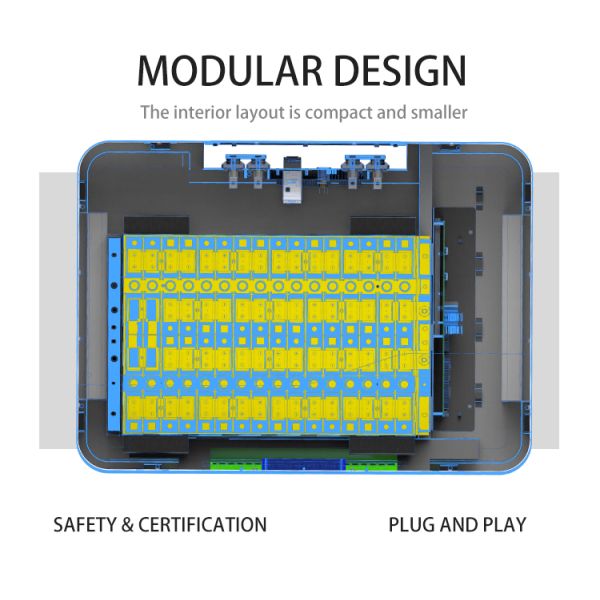 48V/51.2V Lifepo4 Battery 5-10kWh Output Power Range for Solar Energy Storage System