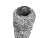 Stainless Steel Wire Brush Roller Industrial Derusting Roller Galvanized Winding