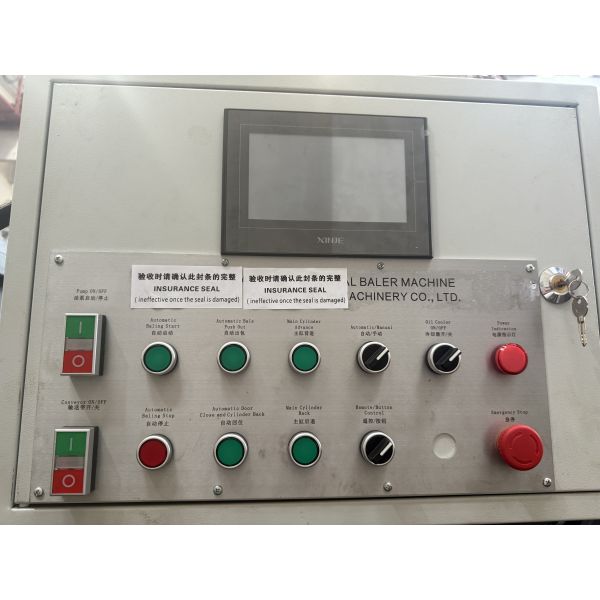 HPM-125 Horizontal cardboard and paper Baler Machine