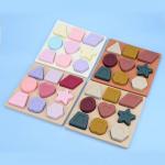 Silicone Puzzle BPA Free Eco Friendly Silicone Toy Shape Geometric Stacking Toys