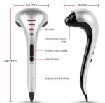 FDA Powerful Prevalent Home Body Massager Dual - Heads Replaceable Massage Stick