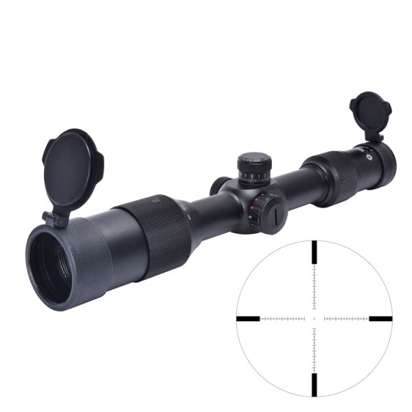 Side Focus Hunting Scope with 50mm Objective Lens Diameter and One-Piece Tube Design