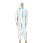 White Medical Disposable Protective Coverall , PPE Coverall Suit Waterproof Type