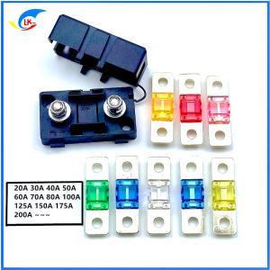 Wholesale Ceramic Copper Car Fuse Fuse Small Fork Bolt Fuse 80V 80A 100A from china suppliers