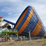 Amusement Park Water Slide Super Trumpet Water Slide Equipment for Aqua Park