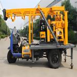 Water Well Hydraulic Drilling Equipment Three Wheel Vehicle Mounted