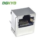 KRJ-1808NL Height 12mm Vertical entry female rj45 LAN jack Integrated Magnetics