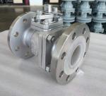 OEM Port Size Stainless Steel Flange Ball Valve with ISO5211 High Pad CF8 CF8m