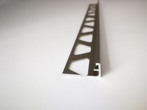 Wholesale Anodized Nickel Aluminum L Trim 25mm Tile Trim For Hotel from china suppliers