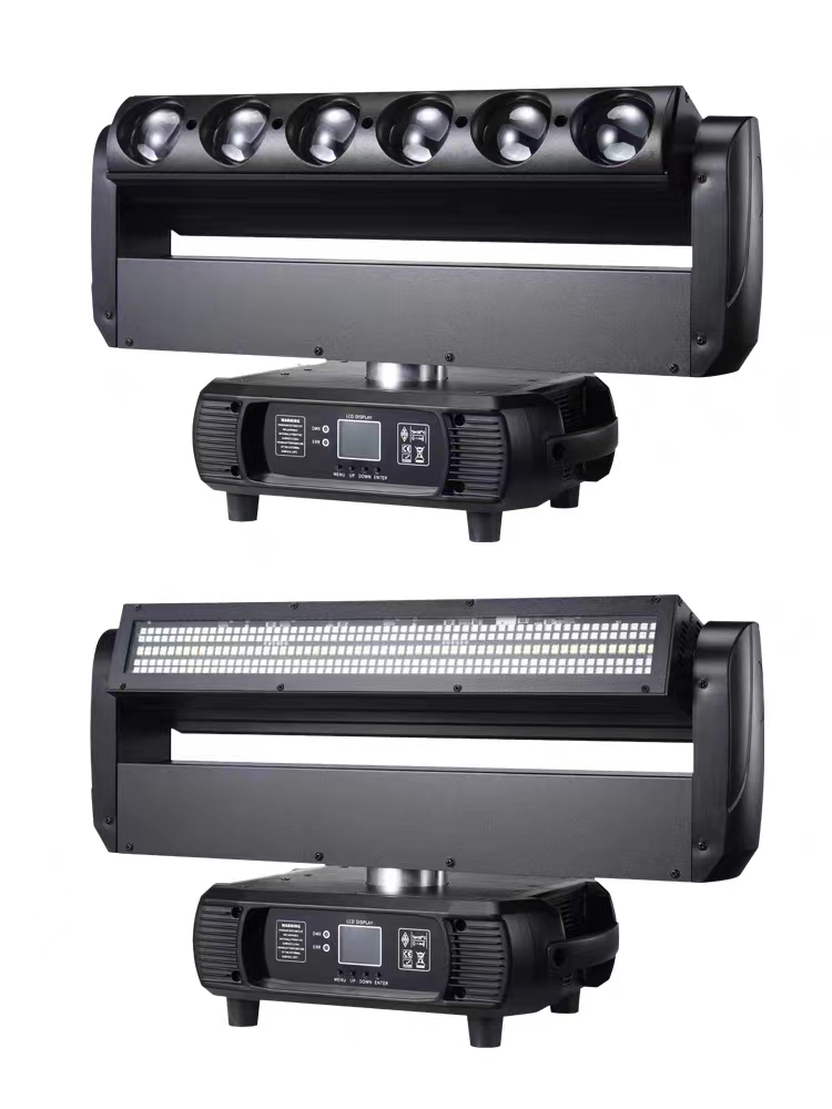 250W ATG Unique Effect 6 x 40W Beam Night Bar KTV Lighting Equipment for Theme Parks