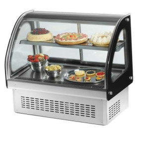 Refrigerated Countertop Dual Access Display Case for Bakery
