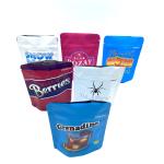 Foil Mylar Flat Bottom Pouch Gravure Printing Mylar Heat Seal Bags