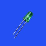 5mm Round Head Tinted Diffused Lens Foggy Green Color 520-530nm 3000-4000mcd