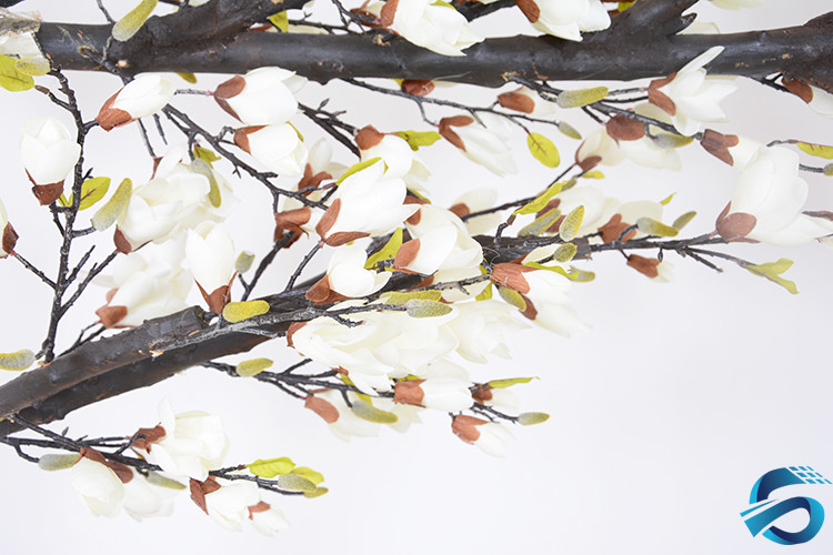 Outdoor Indoor Silk Magnolia Tree Customized Size OEM / ODM Acceptable