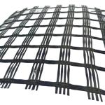 Onsite Inspection 100kn Fiberglass Geogrid Coated Bitumen for Road and Bridge