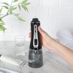 Leakproof Cordless Select Black Water Flosser Waterproof 30-150PSI