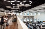 RAL Black Ceiling Baffles Wood Wool Cement Acoustic Panels Sound Absorption
